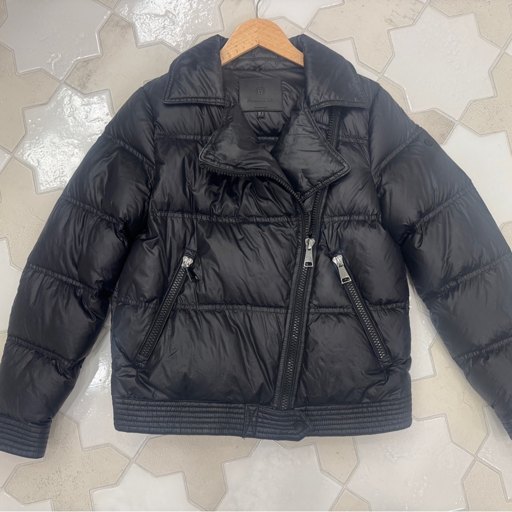 Mossimo Dutti Down Moto Style Puffer Jacket